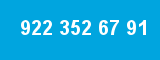 922 352 67 91 922 352 67 91